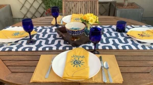 how to personalize napkins